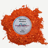 Pigmento Naranja Metálico Para Resina Epóxica 10 G