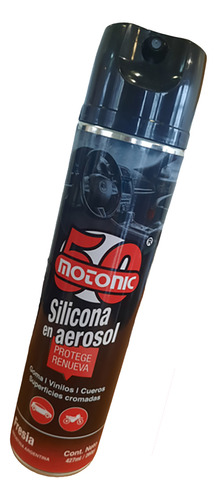 Silicona Aerosol Perfumada Automotor Manzana 260g Motonic