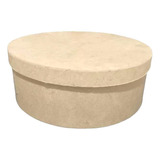 Kit Com 13 Caixa Redonda Madeira Mdf 10x25 Cm Diâmetro Crua