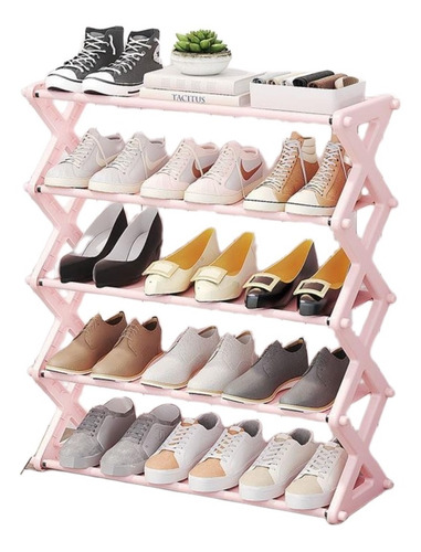 Zapatera Closet Organizador Zapatos 5 Niveles 15 Par Mueble