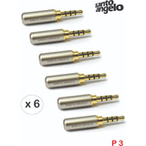 6 Plugs Conector P3 Sas Op03 Santo Angelo