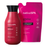  Combo Nativa Spa Ameixa: Shampoo 300ml + Refil 250ml