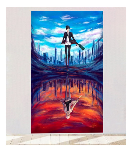 Cuadro Decorativo Psycho Pass   Anime  29x50 Cm Sala