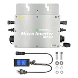 600w Solar Grid Tie Micro Inverter With Ac Data Monitor...