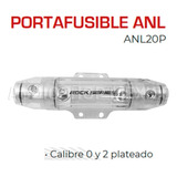 Portafusible Anl Rock Series Anl20p Calibre 0-2 Plateado Ent