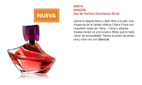 Perfume Femenino Danzzia - mL a $2600