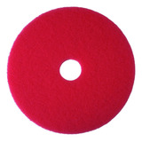 Almohadilla  5100 Para Pulir Pisos A Máquina, Color Rojo