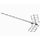 Antena Digital Yagi 18dbi Com Mastro Articulado P Instalação