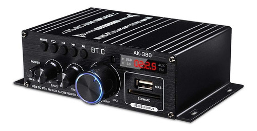 Ak380 Amplificador Digital Estéreo Bajo Reproductor De