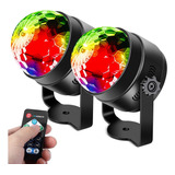 2 Luces Estroboscópicas Activadas Por Sonido