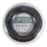Rollo Cuerda Kirschbaum Black Shark 1.25 / 1.30 Negra 200mts Tenis Squash