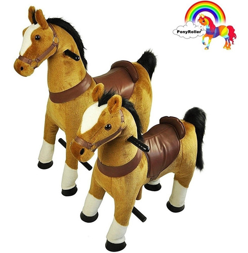 Ponyroller Caballo Con Ruedas Andador Animales Para Montar