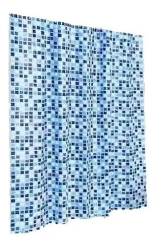 Cortina De Baño Cristal Estampada Colores + Ganchitos Oferta