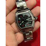 Hermoso Cartier Roadster Large Automatico Caballero Full Set