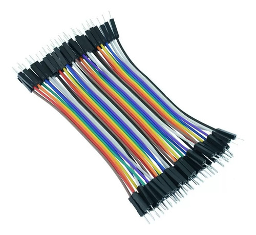 Cable Jumpers Dupont Macho Macho 10cm 40pzas Arduino