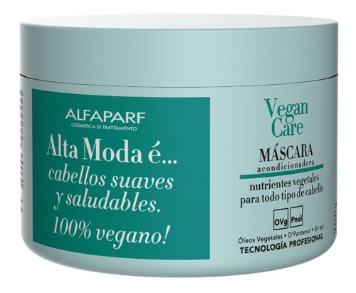 Alfaparf Alta Moda Vegan Care Mascara Tratamiento X 300g