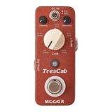 Pedal De Efecto Mooer Micro Trescab Mtc1  Rojo