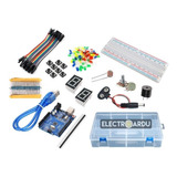 Kit Arduino Uno R3 Placa Componentes Caja / Electroardu