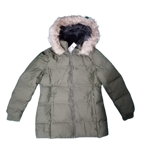 Parka De Mujer, Marca Basement, Color Verde Oscuro, Talla S, Nueva