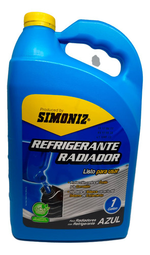 Refrigerante Radiador Azul Galon