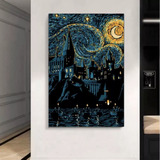 A Pintura Harry Potter Noche Estrellada, 5d, Bricolaje,