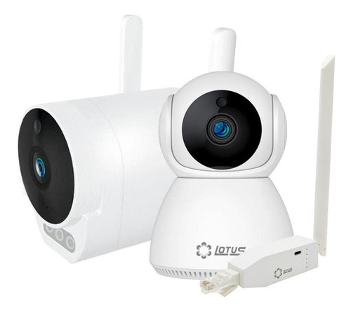 Conjunto 2 Câmeras S Fio V380 Segurança Wifi Full Hd Lt-c010