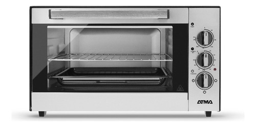 Horno De Mesa Eléctrico Atma Hg3021 30l Negro/acero Inoxidable 220v