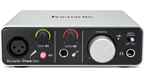 Interfaz De Audio Focusrite Itrack Solo - Usb 2x2  2da Gen