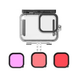 Case Gopro Hero 9 Black  + 3 Filtros Telesin