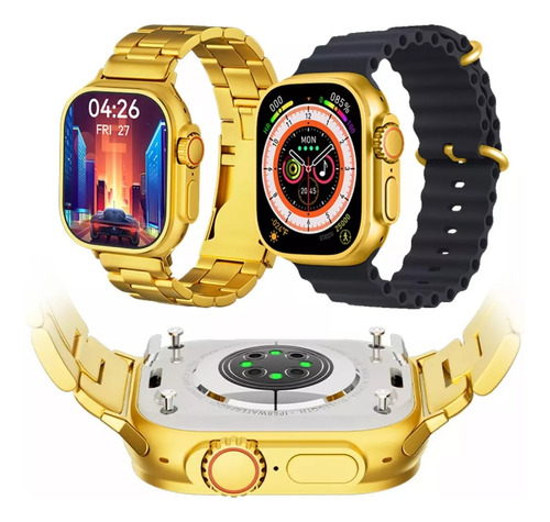 Relógio Smartwatch Gold Bw15 Ultra Max 2 Pulseira Masculino