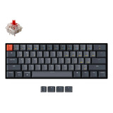 Teclado Keychron K12 Inalámbrico /gris Color Del Teclado Negro Idioma Inglés Us Internacional