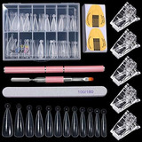 Equipo Para Decorar Uñas Mikimiqi Dual Nail Forms Set 120pcs