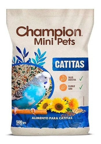 Champion Mini Pet Alimento Para Catita Mix Semillas 500gr