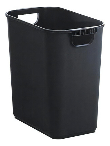 Bote Cesto De Basura Plastico Oficina Cocina Hogar 26 Litros Color Negro