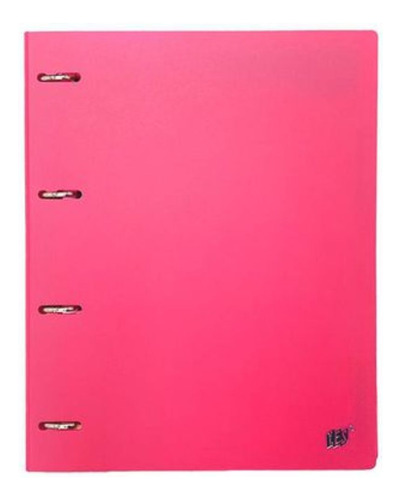 Caderno Argolado Fichário Escolar Rosa Pink Pastel A4 Yes