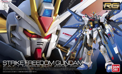 Gundam Bandai Rg 1/144 Striker Freedom