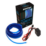 Fita Neon Azul 2m - Interna Automotiva - Shocklight