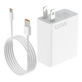 120w Turbo Cargador Con Cable Tipo C Para Xiaomi