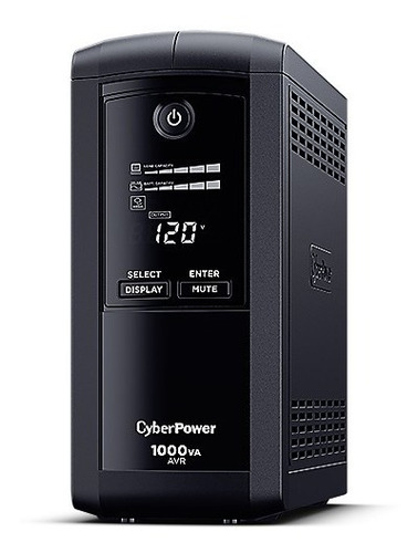 No Break Cyberpower Lcd 1000va 5 Ctos Bat 4 Sup Cp1000avrlcd