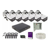 Kit 6 Cámaras 4k 8mp Starlight Dvr 8ch 2tb Purple Utp Dahua