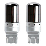 Lámpara Pilot Led Cromada 7440 T20 144smd Canbus Sin Errores