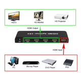 Splitter Hdmi 1x4 1 Entrada A 4 Salidas 1080 P Full Hd