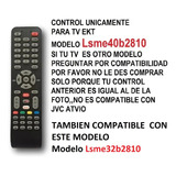 Control Ekt Modelo Smart Netflix Rm-40 Lsme40b2810