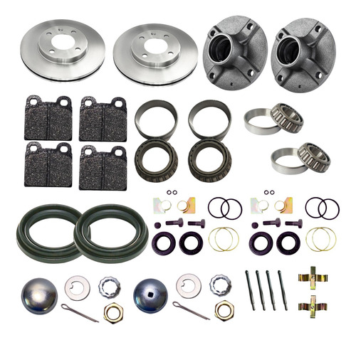 Kit Discos, Mazas, Baleros, Pizarras + Repuestos Vocho 1.6 L