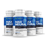 Kit 4x Max Neural 4x60 Cps Fosfatidilserina Inositol Floral
