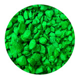 Piedras Grava P/pecera Acuario O Decoración Verde Limon 3kg