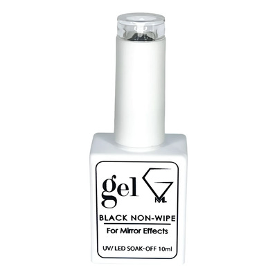 Mirror Black Gel Especial Para Efectos Espejo 10ml Para Uñas | MercadoLibre