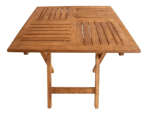 Mesa Plegable Para Jardin De Madera Modelo Jardin 80x80