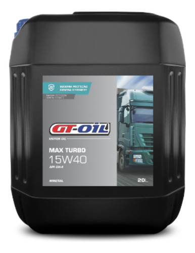 Óleo De Motor Gt Oil Mineral 15w-40 Para Caminhões E Ônibus De 1 Unidade