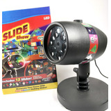 Proyector Led Navideño De Copos De Nieve Para Decoración Ext